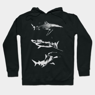 Sharks Grunge Aesthetic Hoodie